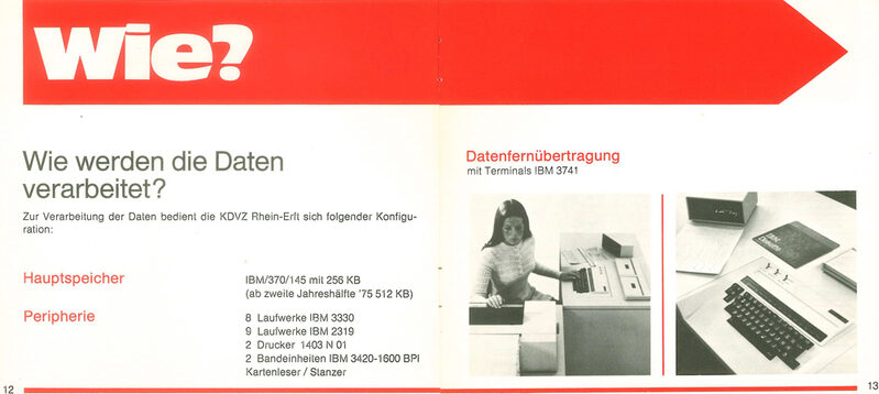 Datenverarbeitung 1978